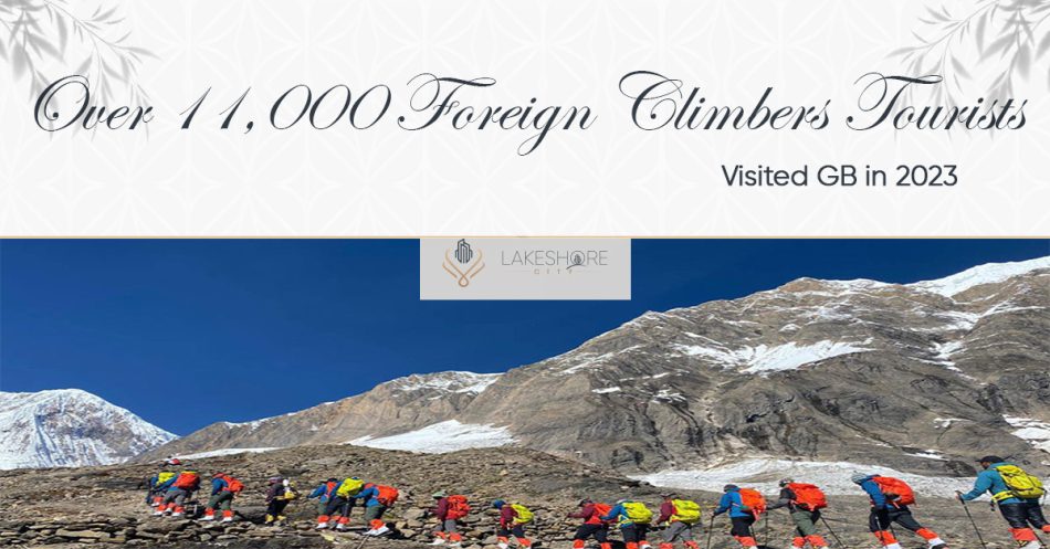 Over 11,000 Foreign Climbers, Tourists Visited GB in 2023