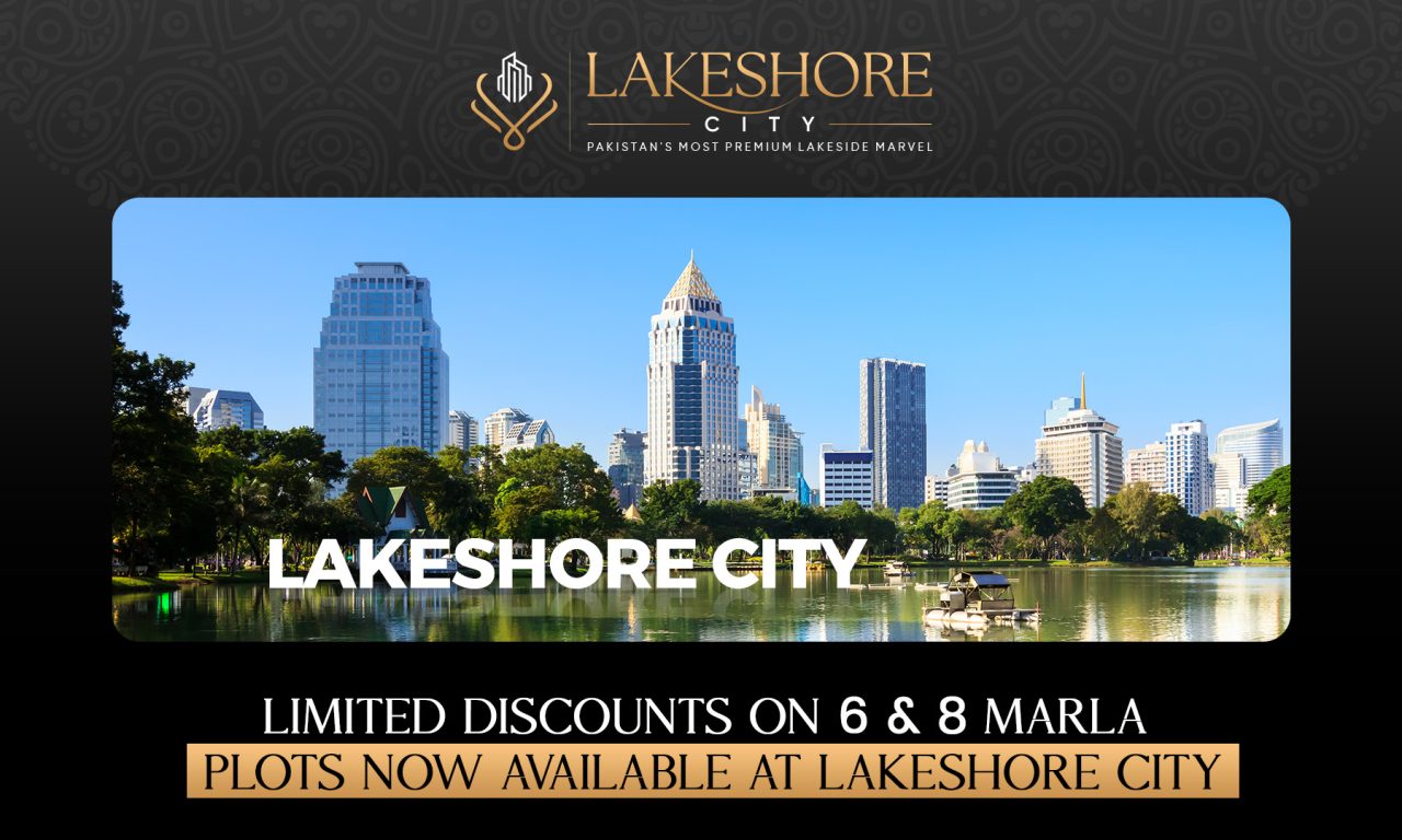 Limited Discounts on 6 & 8 Marla Plots Now Available at Lakeshore City