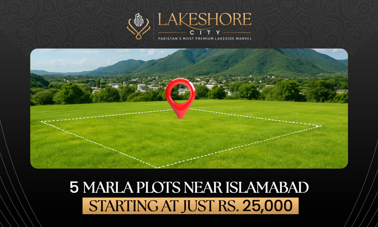 5 Marla Plots Near Islamabad Starting at Just Rs. 25,000