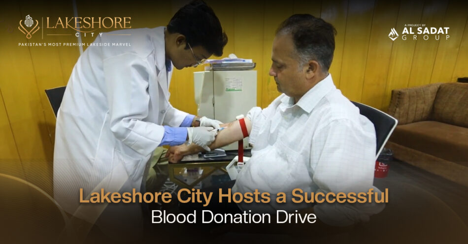 Lakeshore City Hosts a Successful Blood Donation Drive