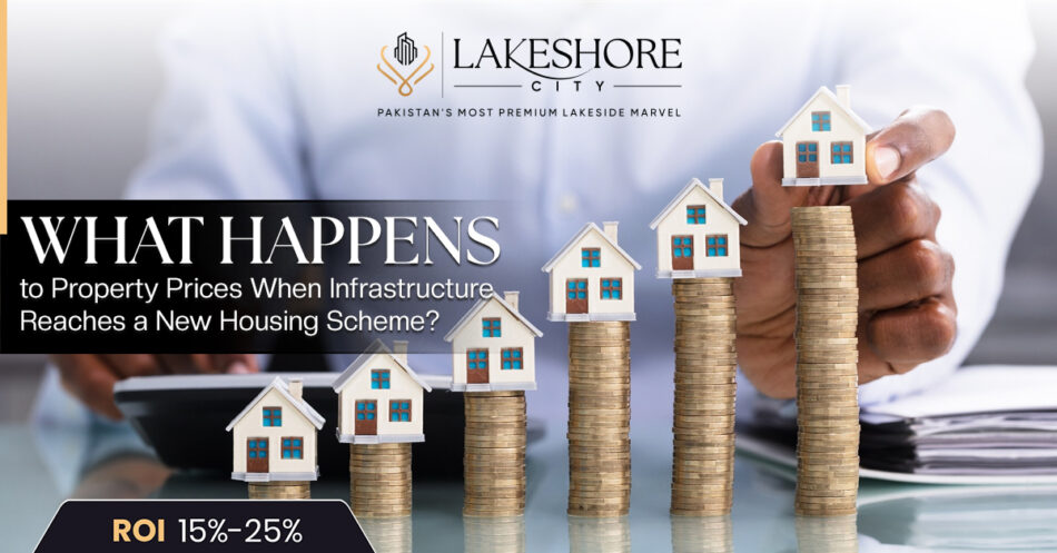 What Happens to Property Prices When Infrastructure Reaches a New Housing Scheme? 